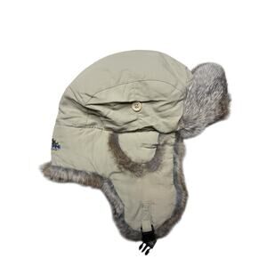 Yukon Tracks Trapper Hat Large Genuine Rabbit Fur Lined